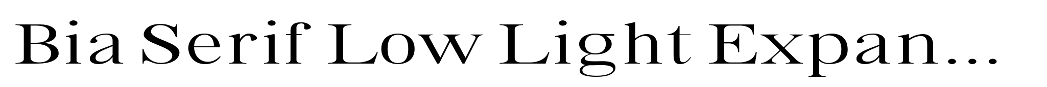 Bia Serif Low Light Expanded image